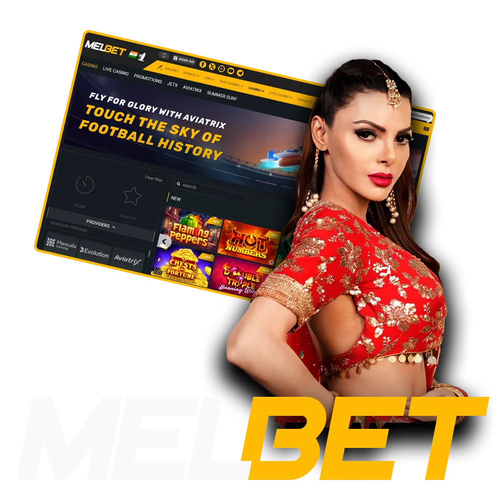 Sherlyn Chopra is the official face of the Melbet brand.