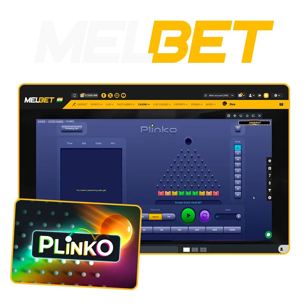 Play Melbet Plinko: simple mechanics and high winning potential.