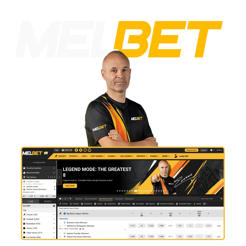 Learn more about Andres Iniesta and his official partnership with Melbet.